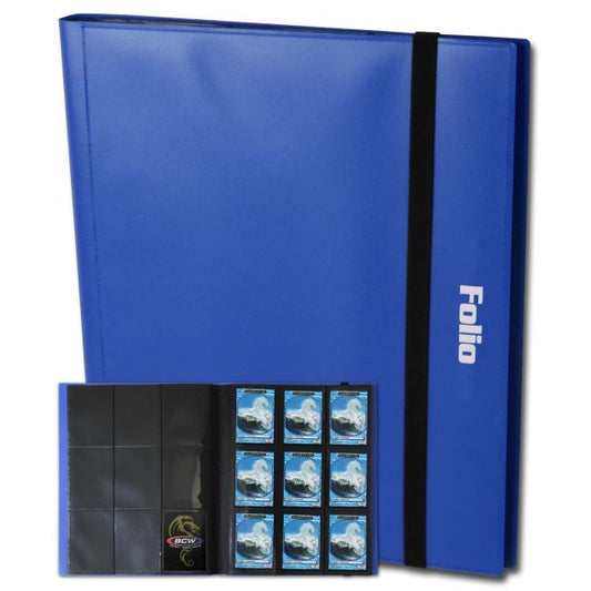 Folio 9-Pocket Binder - Blue