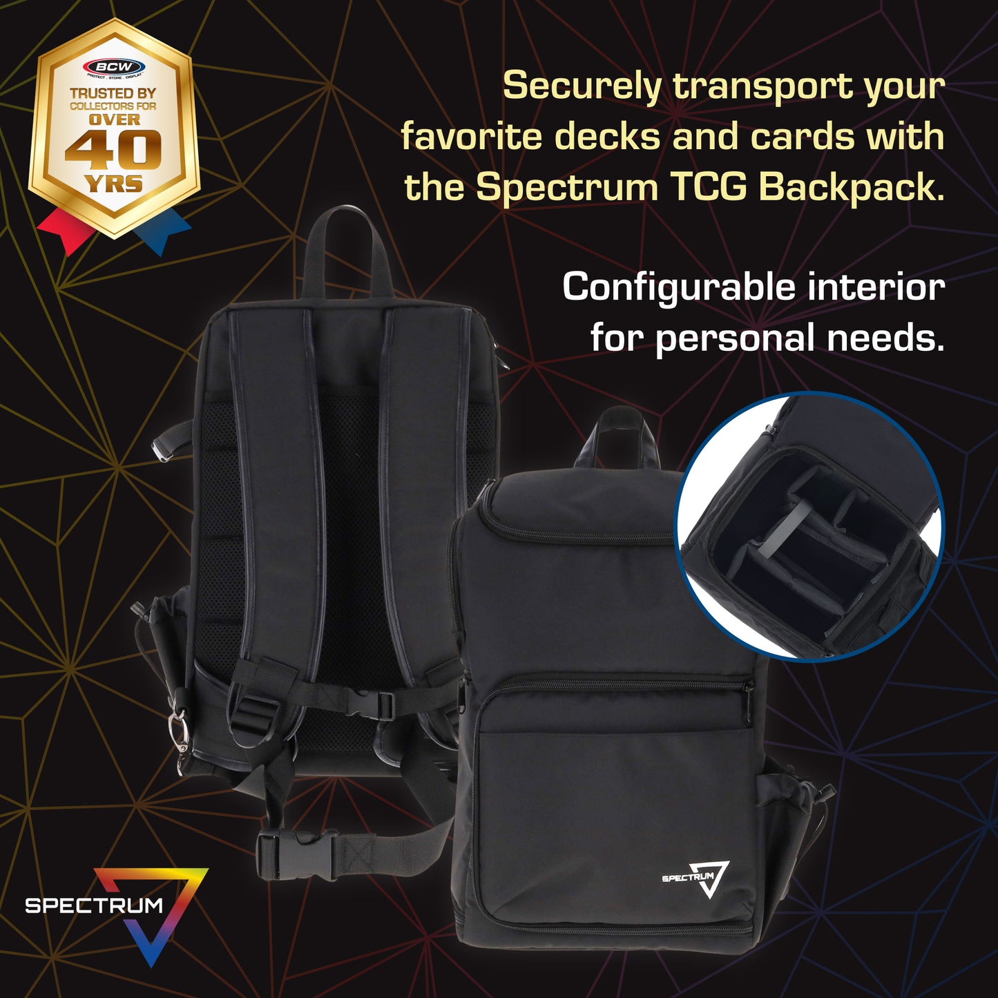 Spectrum TCG Backpack - Black
