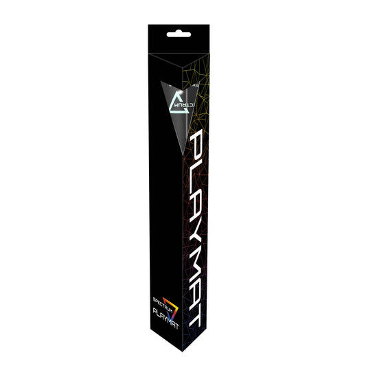 Spectrum Playmat with Stitched Edging - Black