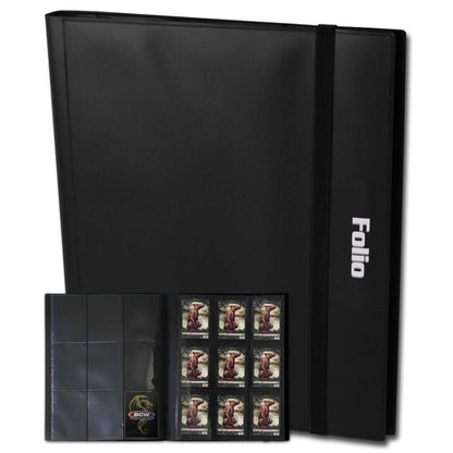 Folio 9-Pocket Binder - Black