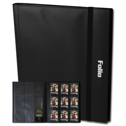 Folio 9-Pocket Binder - Black