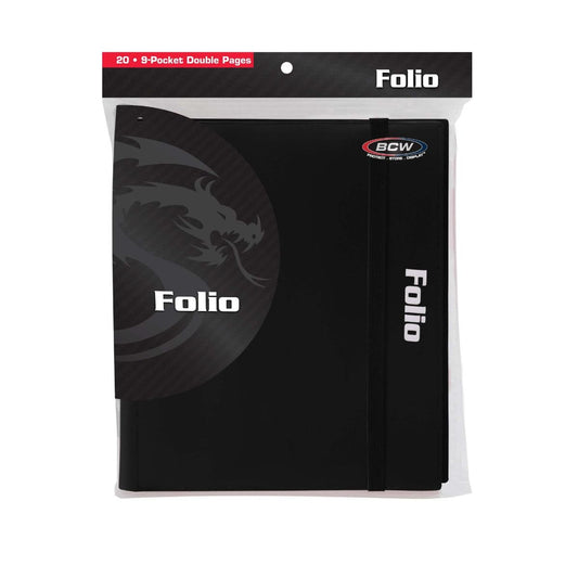 Folio 9-Pocket Binder - Black