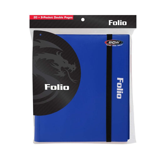 Folio 9-Pocket Binder - Blue