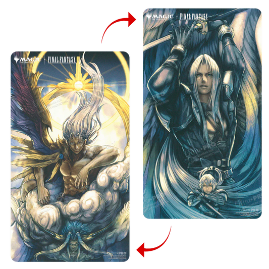 FINAL FANTASY Double Sided Playmat for Magic: The Gathering - Sephiroth, Fabled SOLDIER - Ultra Pro