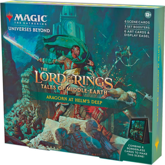 Magic the Gathering The Lord of the Rings: Tales of Middle-earth Scene Box - Aragorn at Helm's Deep