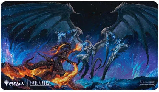 FINAL FANTASY Holofoil Playmat for Magic: The Gathering - Ifrit vs Bahamut