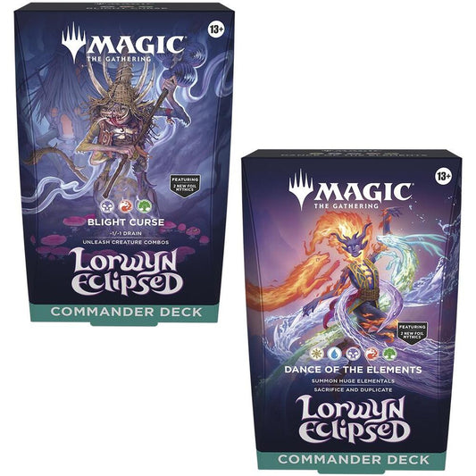 Magic The Gathering: Lorwyn Eclipsed Commander Decks [Set of 2]